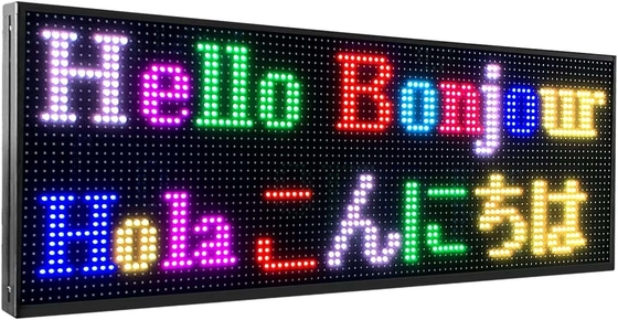 RGB πλήρες χρώμα σημαδιών P10 των υπαίθριων ψηφιακών οδηγήσεων προγραμματίσημο για την εικόνα κειμένων