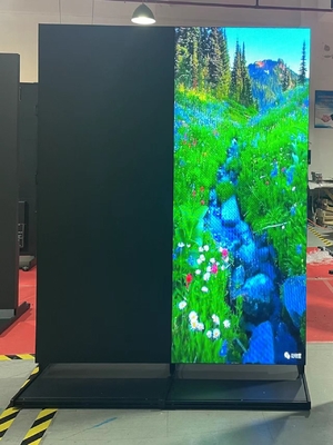 Επίδειξη αφισών των έξυπνων οδηγήσεων P2 RGB για τη διαφήμιση επιλογών εστιατορίων λεωφόρων αγορών