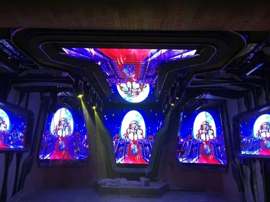 Οθόνη των RGB οδηγήσεων λεσχών P2, τοίχος υποβάθρου των ψηφιακών οδηγήσεων διακοσμήσεων κινηματογράφων