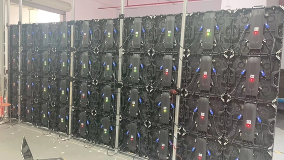 Ενοίκιο 500X500mm οθόνης των εσωτερικών οδηγήσεων εγκατάστασης P3.91 επιχειρησιακών αποτυπώσεων γραφείο αργιλίου