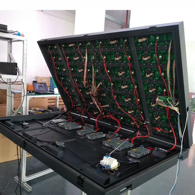 Υπαίθρια αδιάβροχη Rgb οδηγημένη Smd ενότητα επίδειξης, προγραμματίσημα οδηγημένα σημάδια επίδειξης P6