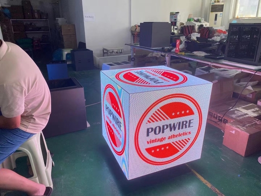 220v Led Screen Cube Σύγχρονο / Ασύγχρονο
