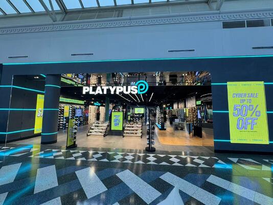 Lifespan 100 Programmable Window Signage Incorporating Aluminum Frame Providing and Flexible Digital Display Options for Commercial Spaces