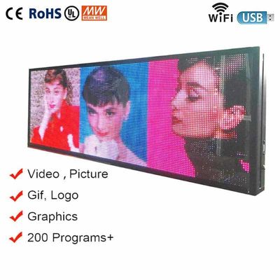 Σημάδια επίδειξης παραθύρων των RGB πλήρων οδηγήσεων χρώματος P10 P5 για τη διαφήμιση προθηκών