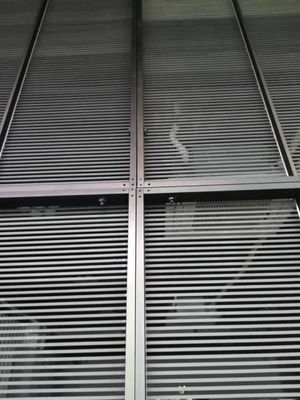 1R1G1B επίδειξη ταινιών των διαφανών οδηγήσεων, επίδειξη τοίχων κουρτινών των οδηγήσεων 4000mcd