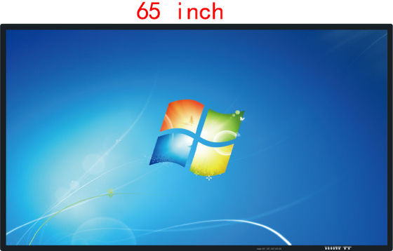 Οθόνη αφής γυαλιού LCD, όργανο ελέγχου ίντσας LCD 80KHz 65 για το σχολείο