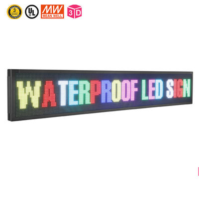 Τυλίγοντας πίνακας 6500 μηνυμάτων των RGB οδηγήσεων P10 ψείρες για τα παράθυρα