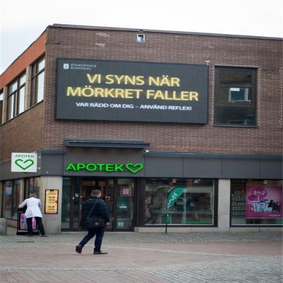 SMD 3535 πίσσα 8mm οθόνης των υπαίθριων οδηγήσεων διαφήμισης υψηλή φωτεινότητα διόρθωσης