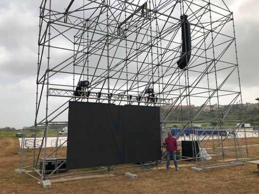 64x64dots οθόνη P2.5mm υψηλής ανάλυσης οδηγήσεων για τη διαφήμιση