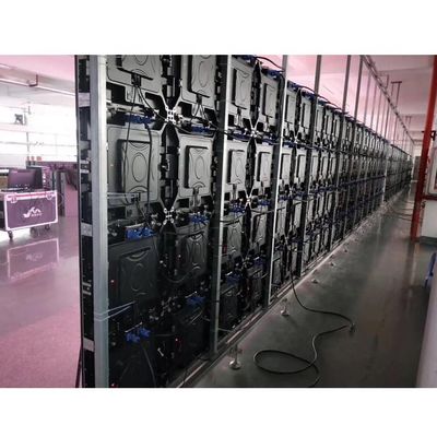 Το πλήρες στάδιο CE σημείων οθόνης 128x128 των εσωτερικών οδηγήσεων ενοικίου χρώματος P3.91 οδήγησε τον τοίχο