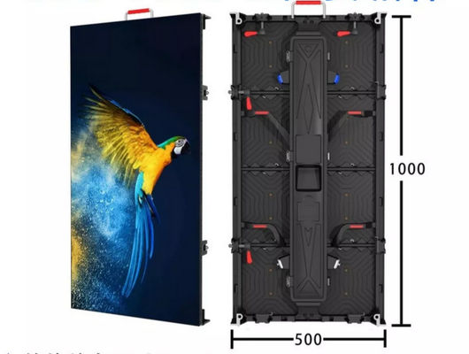P4.81 οθόνη 500mm*500mm των υπαίθριων οδηγήσεων ενοικίου αργίλιο ρίψεων κύβων