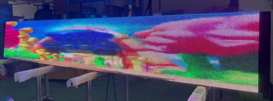 τηλεοπτική επίδειξη IP65 των RGB οδηγήσεων 48X300 P6.67 με τον ελεγκτή Nova TB2