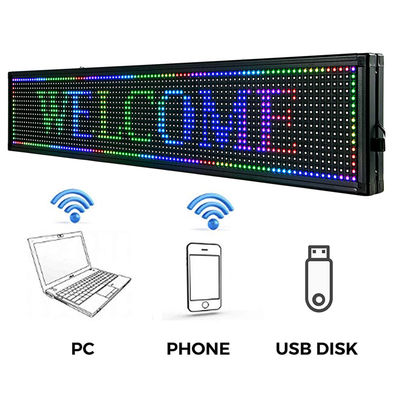 Εσωτερικός πίνακας μηνυμάτων των RGB WiFi προγραμματίσημων οδηγήσεων HD P3