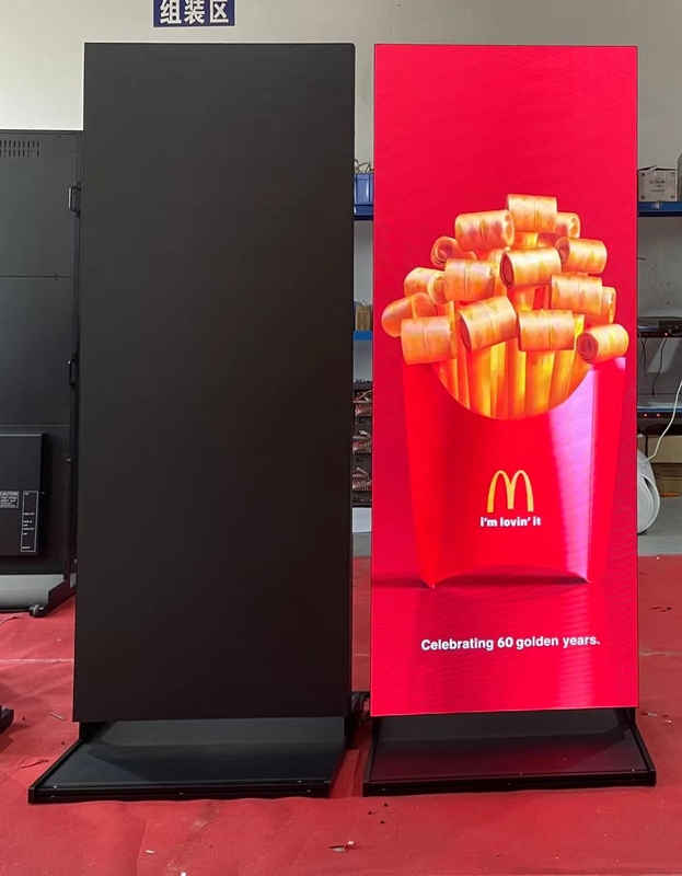 Άνευ ραφής επίδειξη διαφήμισης των RGB έξυπνων οδηγήσεων αφισών P2.5 για τη λεωφόρο αγορών